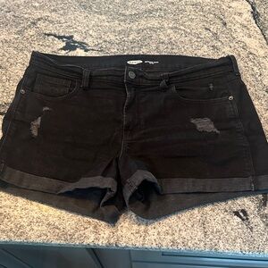 Old Navy Charcoal Boyfriend Shorts